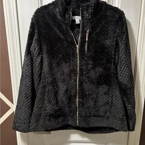 Calvin Klein Black Teddy Jacket